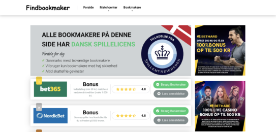 Findbookmaker.dk